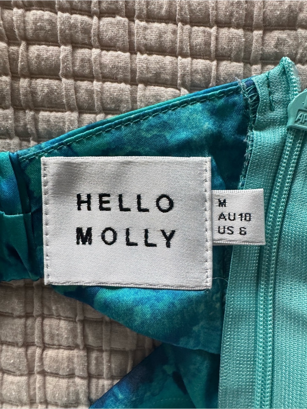 Hello Molly Highway to Heaven Maxi Dress Blue Green (Size 6) LIKE NEW - Picture 10 of 12